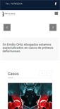 Mobile Screenshot of emilioortizabogados.com